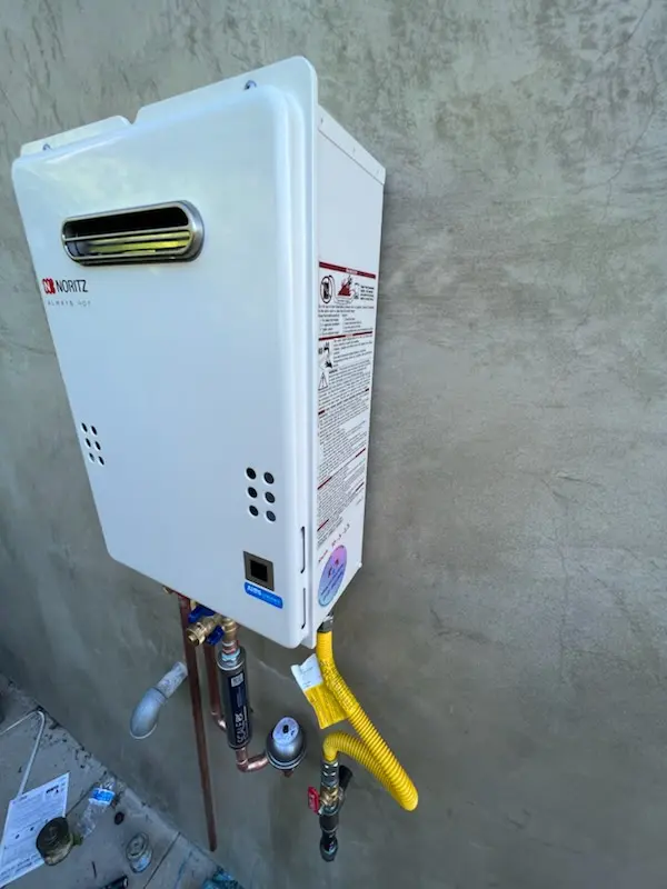 Tankless water heater installation for Fairview homes